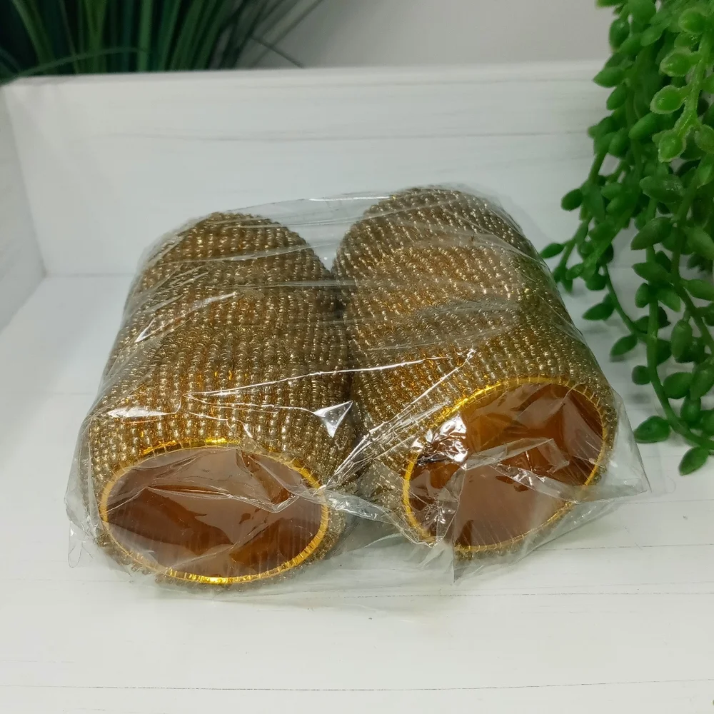 NWOT Beaded Napkin Ring Holders - Picture 3 of 6